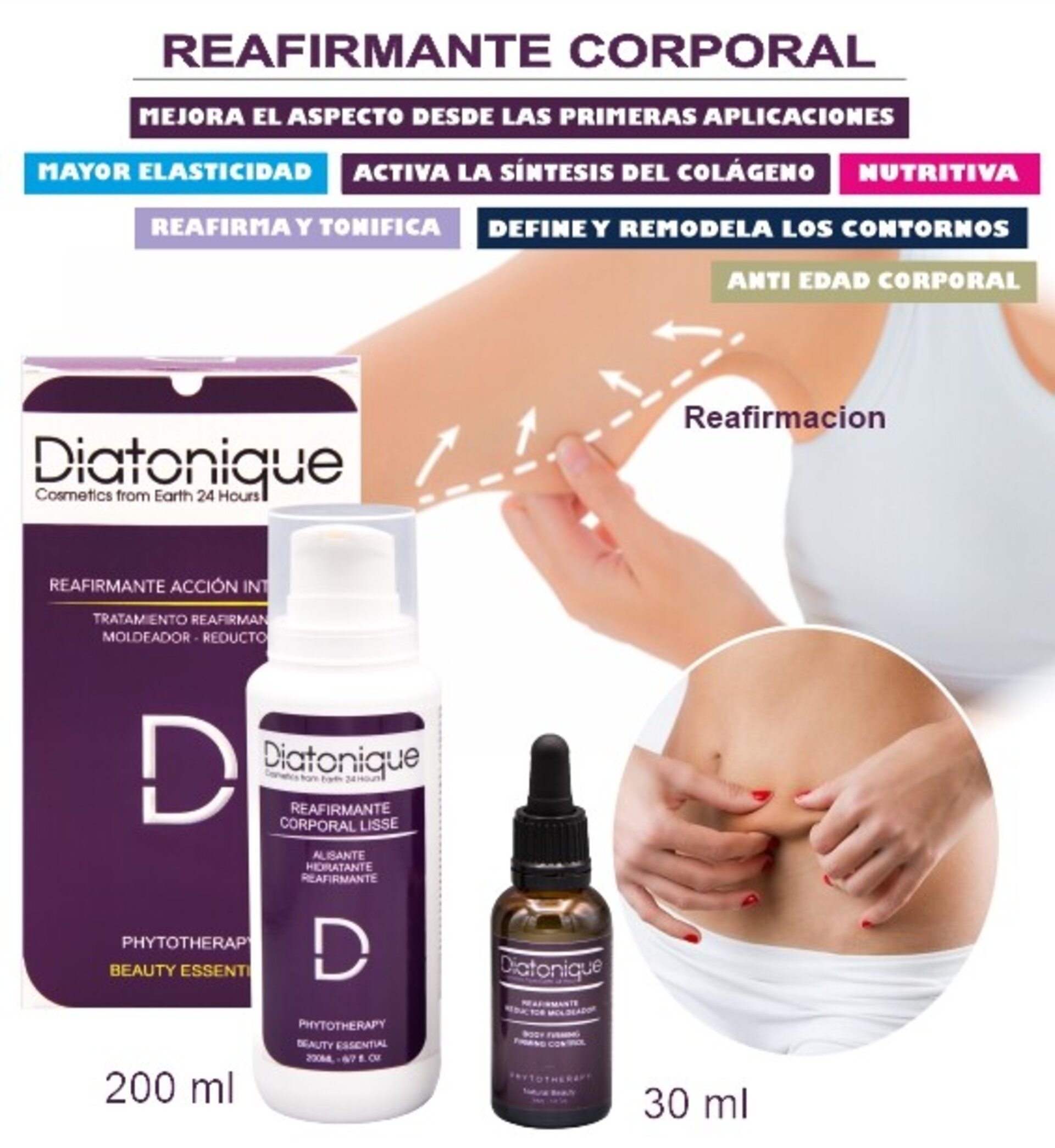 Reafirmante Intensivo Corporal Tratamiento de Shock 21 días Crema y Serum de Dia - 4