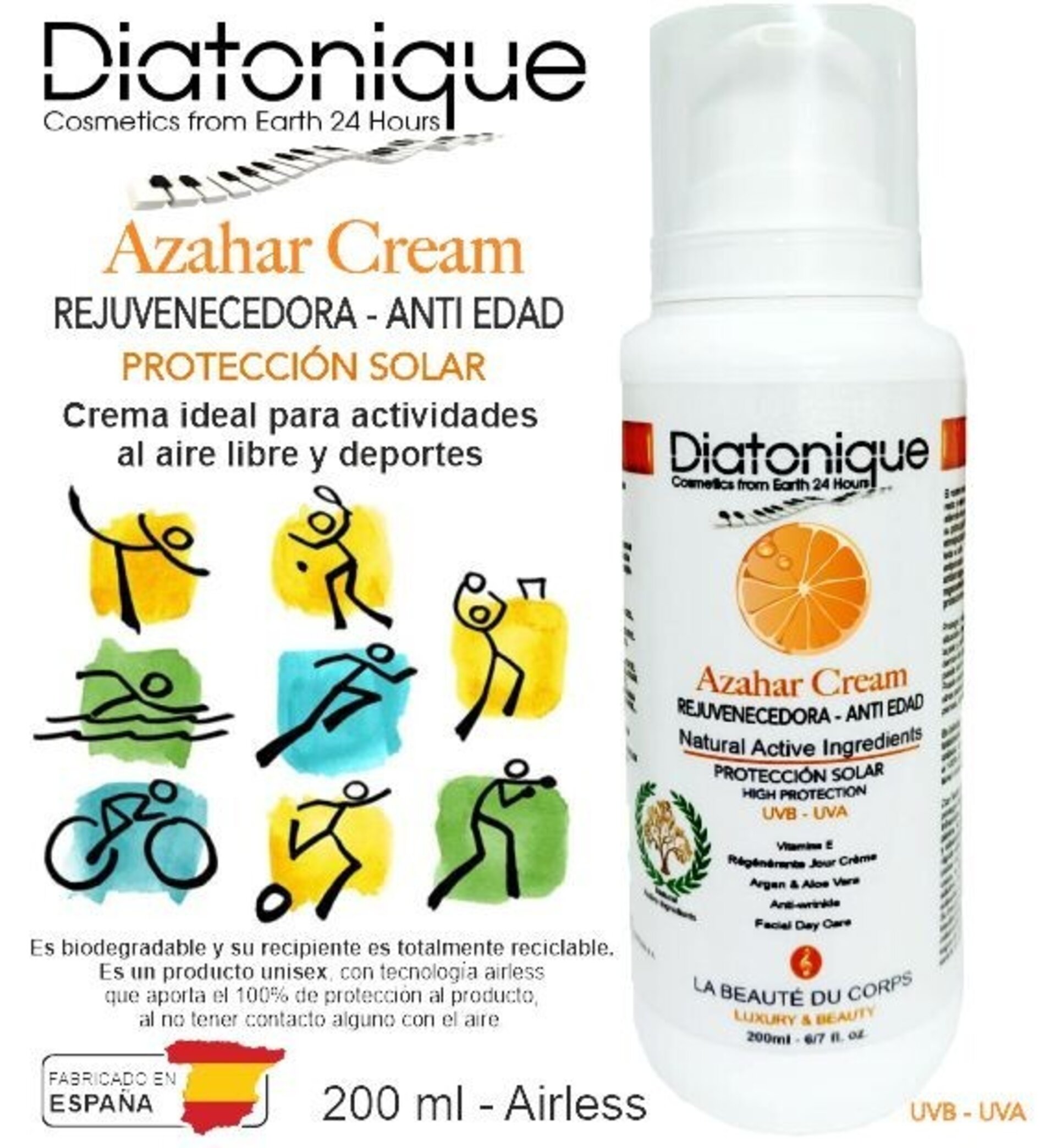 Crema de Azahar rejuvenecedora y antiedad con protección solar - Diatonique - ta - 2