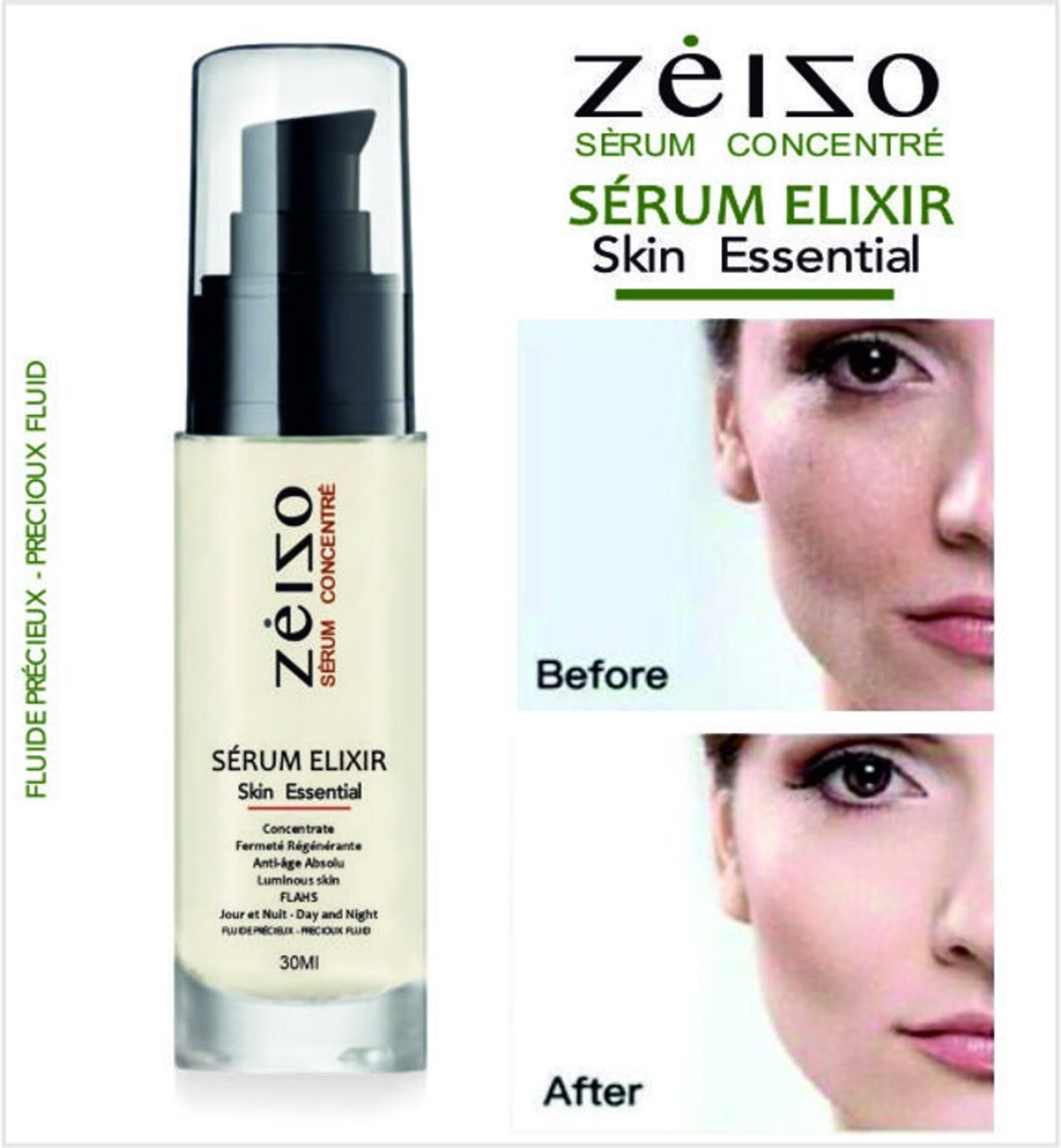 Serum Rejuvenecedor Antiarrugas con Péptidos y Elastina Zeizo - 2
