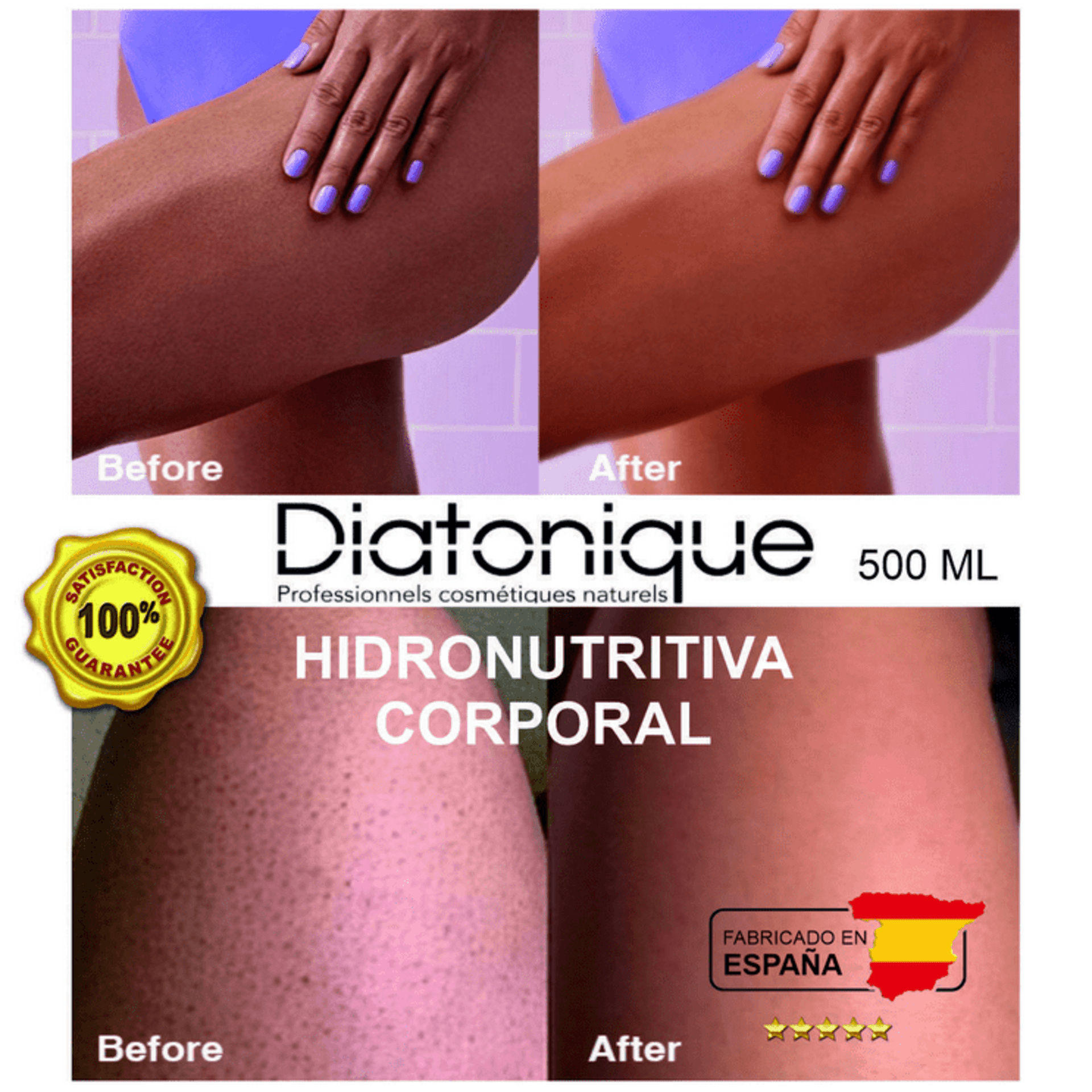 Crema Hidronutritiva Corporal con Ácido Hialurónico 500ml - 3