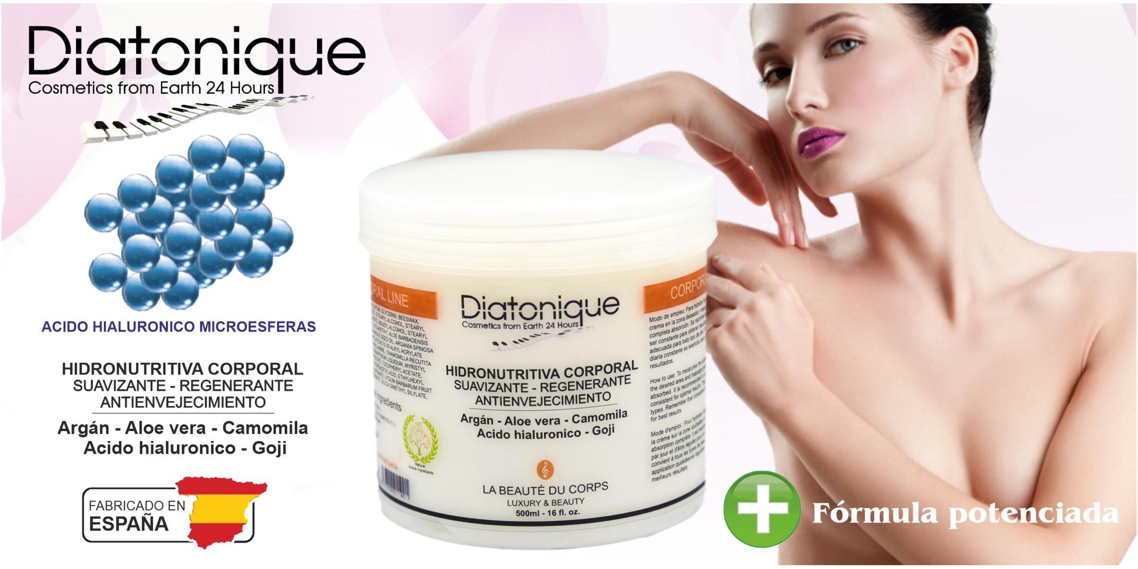 CREMA CORPORAL DE ACIDO HIALURONICO - HIDRONUTRITIVA & ANTIOXIDANTE - MAS PLUS - 5