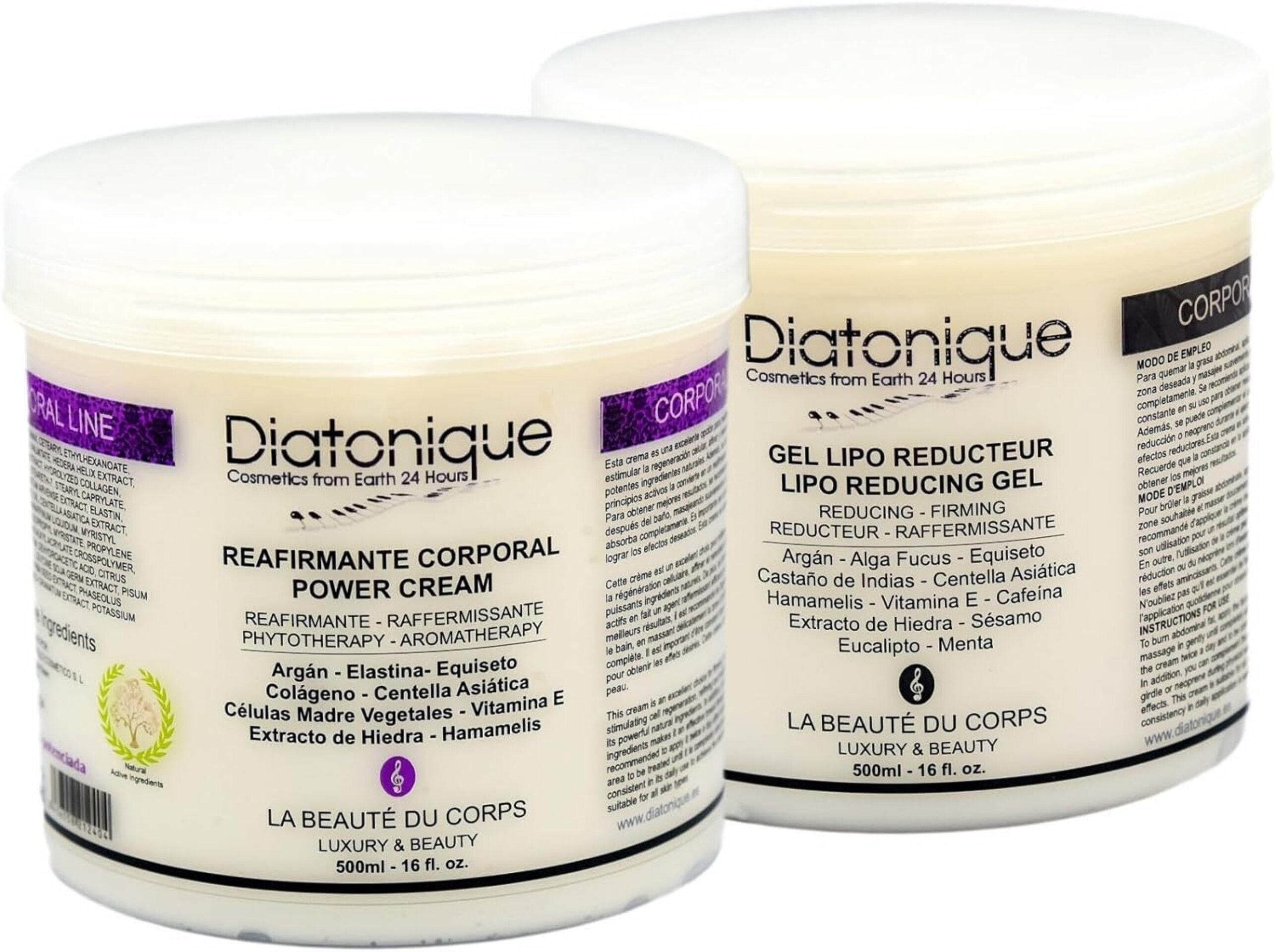 Diatonique Crema Reafirmante + Gel Reductor Corporal Power Cream Pack - 5