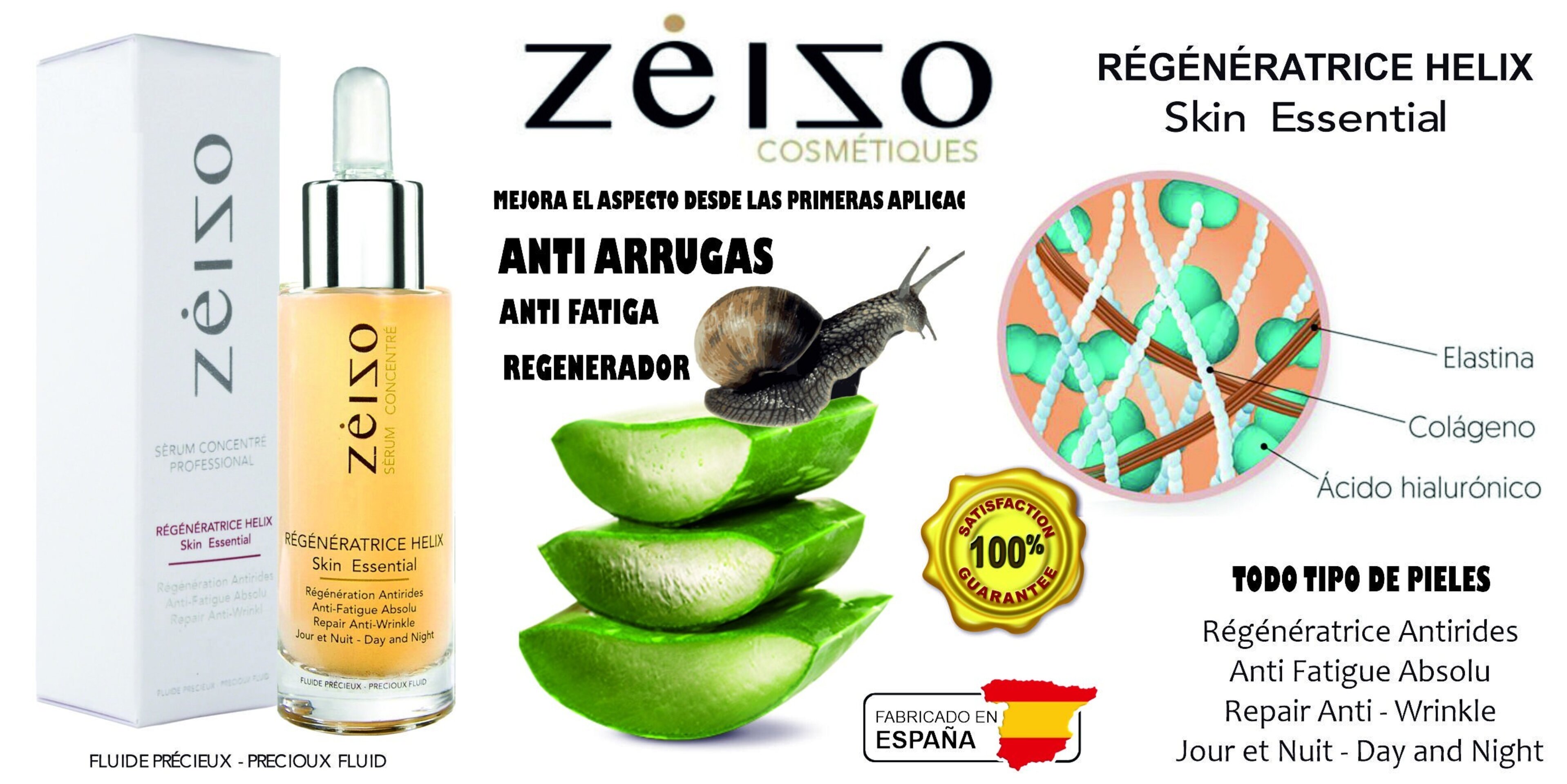 Suero Antiedad Efecto Fhas Helix Aspersa Zeizo 30 ml - 4
