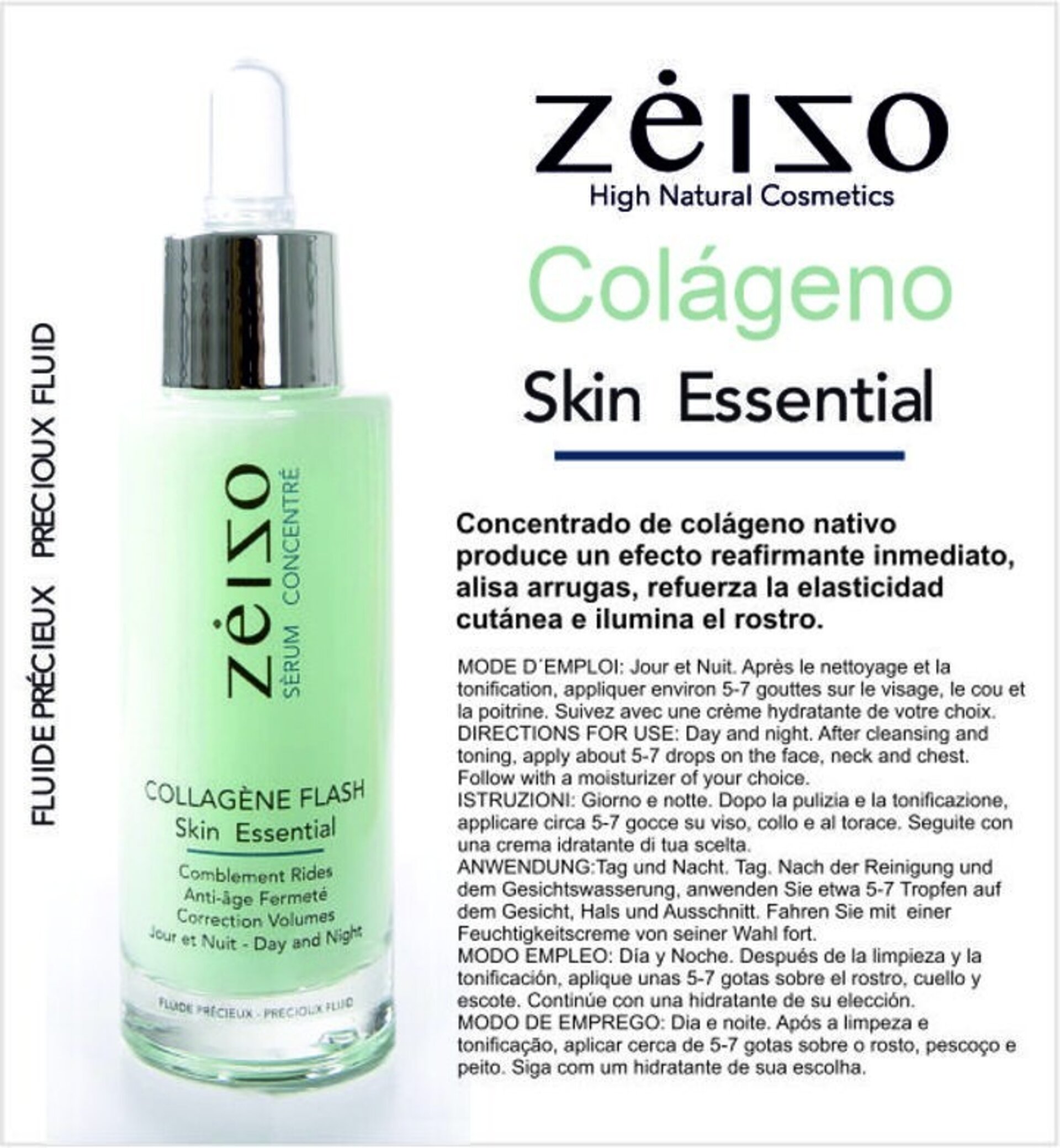 Serum de Colágeno Zeizo con Elastina y Aceite de Jojoba para un Cuidado de Piel - 4