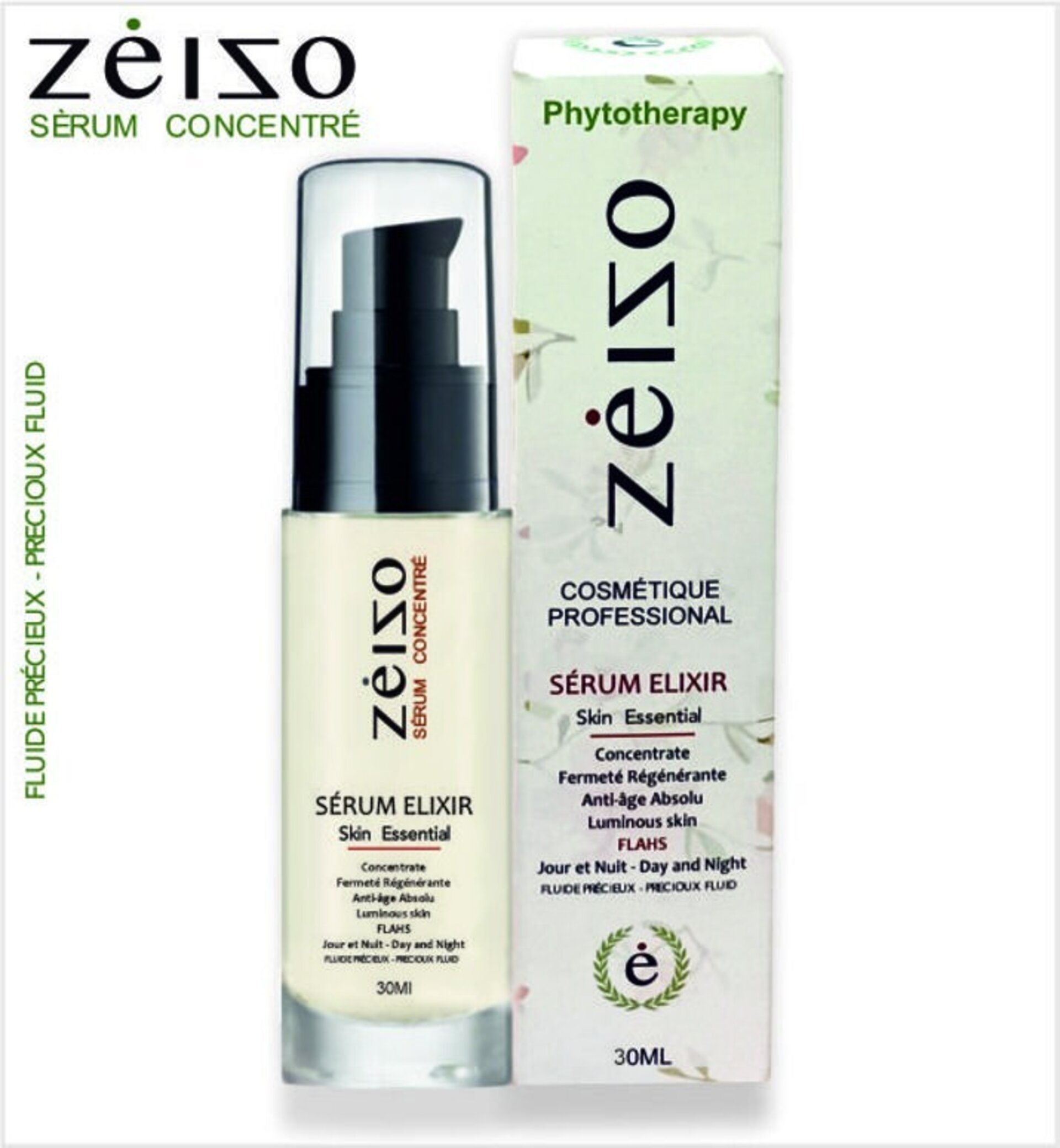 Serum Rejuvenecedor Antiarrugas con Péptidos y Elastina Zeizo - 4