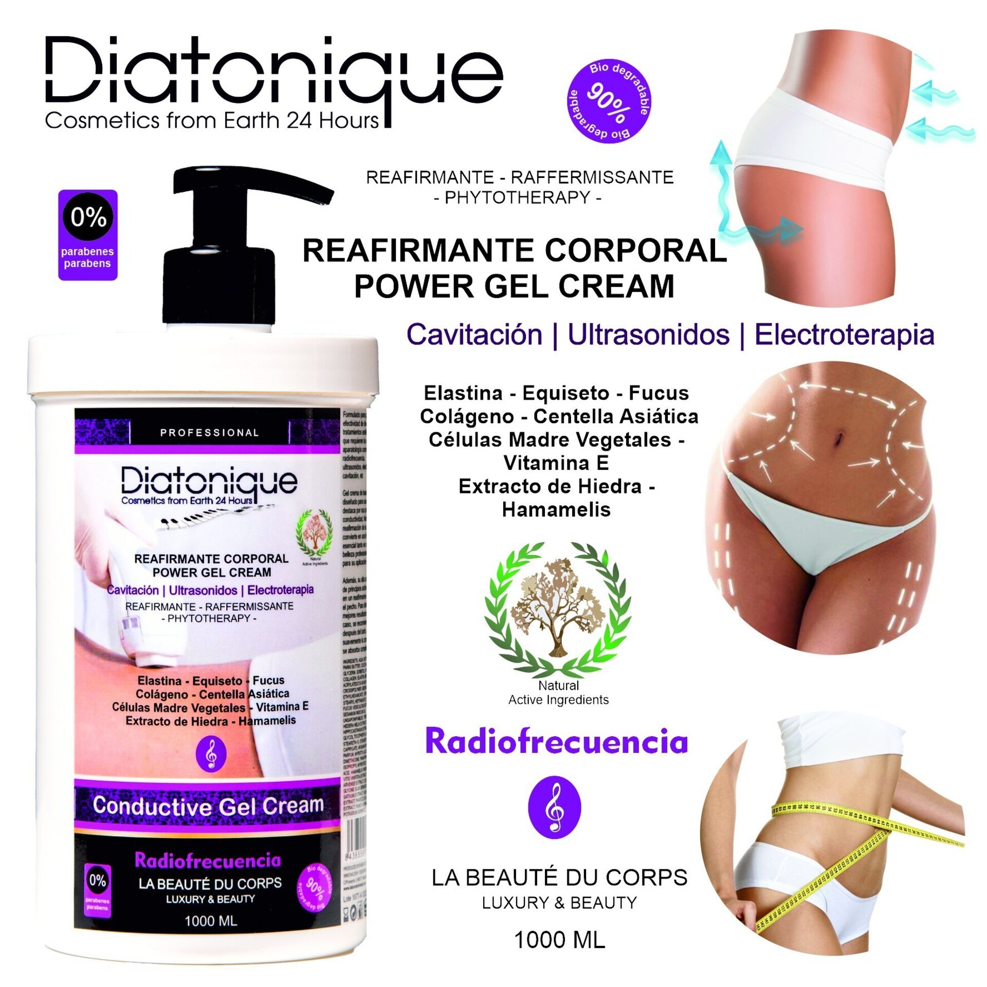 Gel-Crema Corporal Reafirmante Hidratante para Radiofrecuencia y Cavitación - 3
