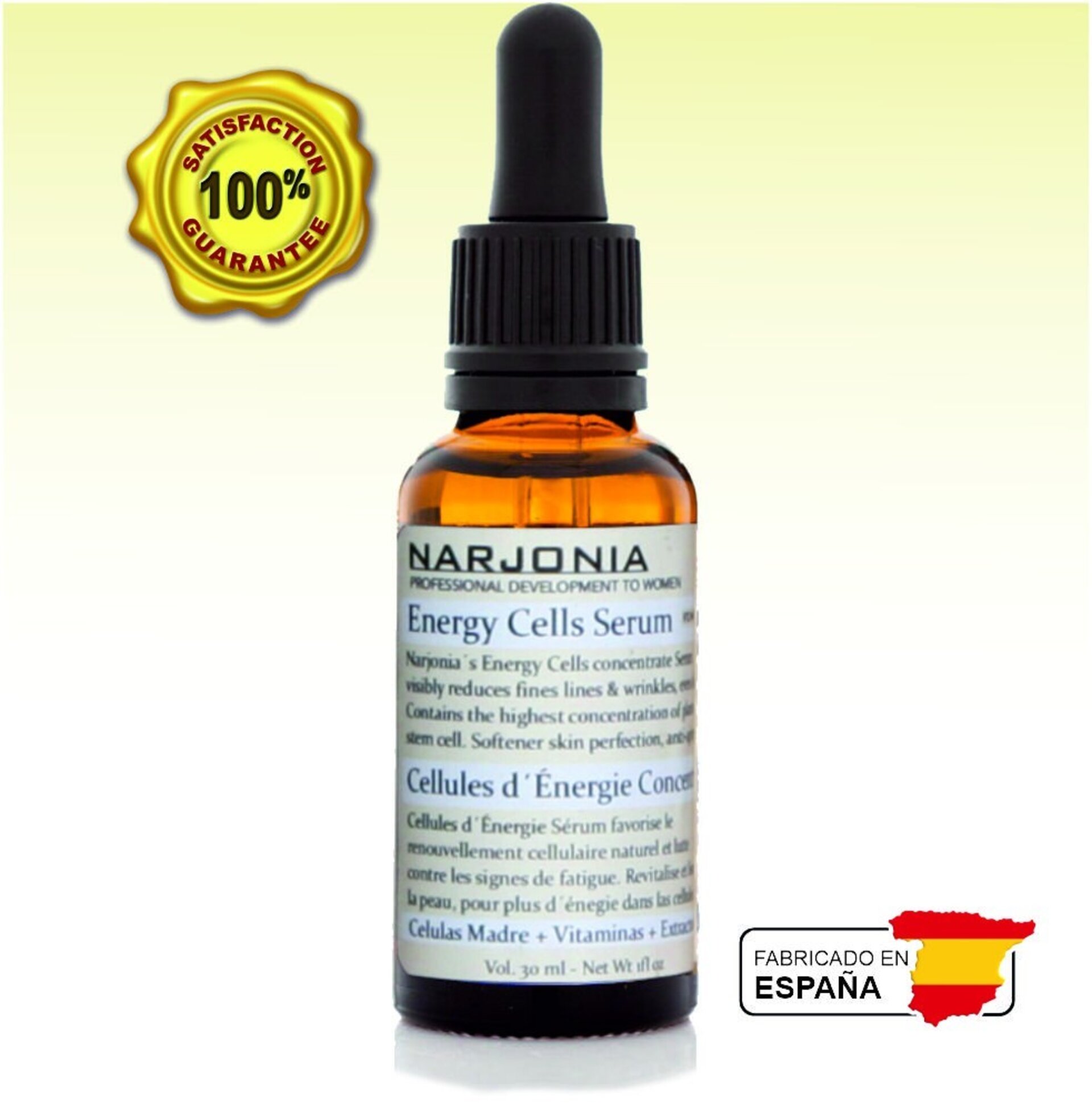 Suero Rejuvenecedor Celular con Vitamina E - Narjonia Cosmetics Antiarrugas - 4