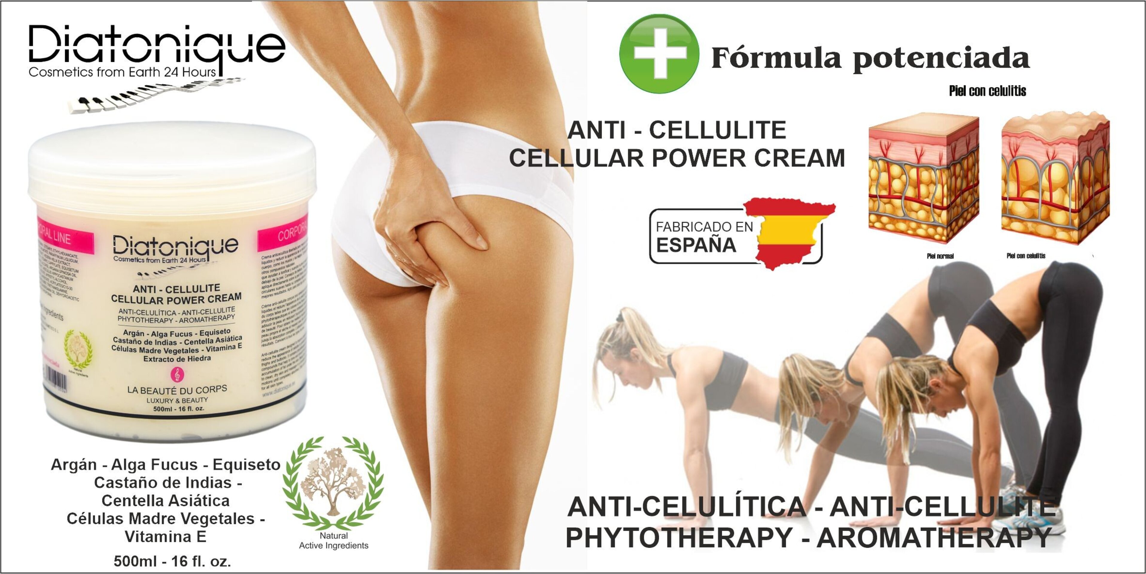 Crema Anticelulítica Plus Diatonique 500 ml - Hidro-Difusora - 5