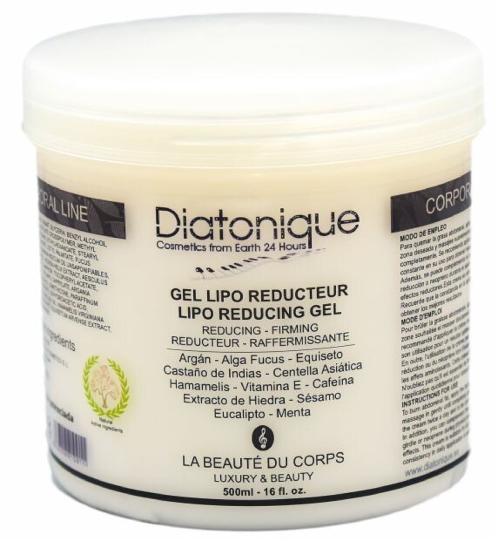 GEL ANTICELULÍTICO REDUCTOR FRÍO CALOR MAS PLUS DIATONIQUE 500 ML - Abdomen - 8