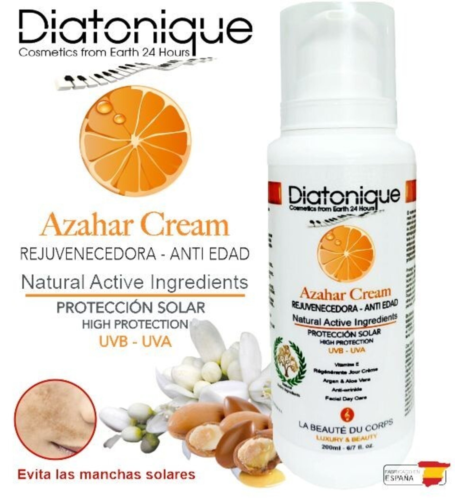 Crema de Azahar rejuvenecedora y antiedad con protección solar - Diatonique - ta - 4