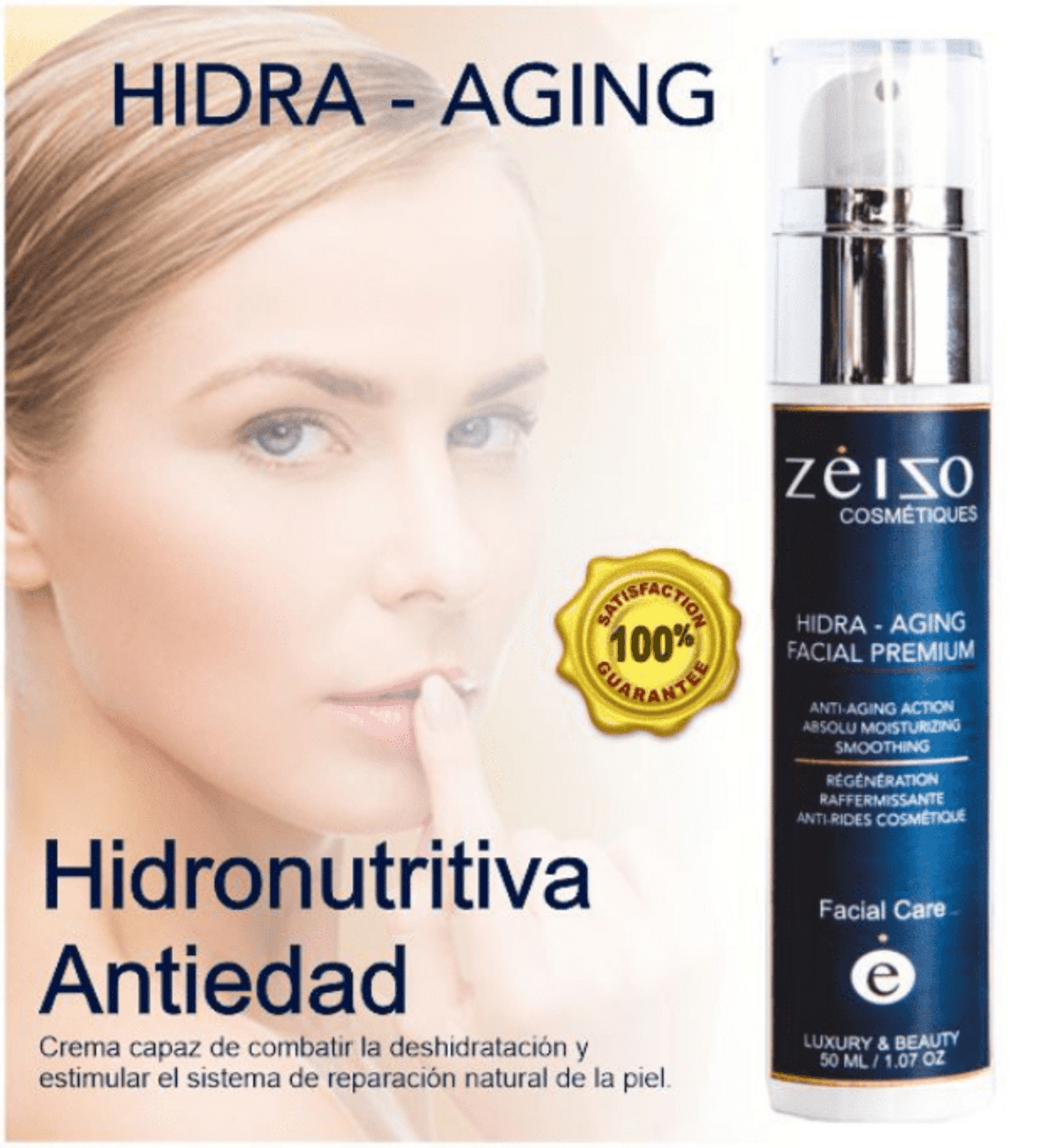 Crema Hidratante Antiedad con Vitamina E y Colágeno - 3