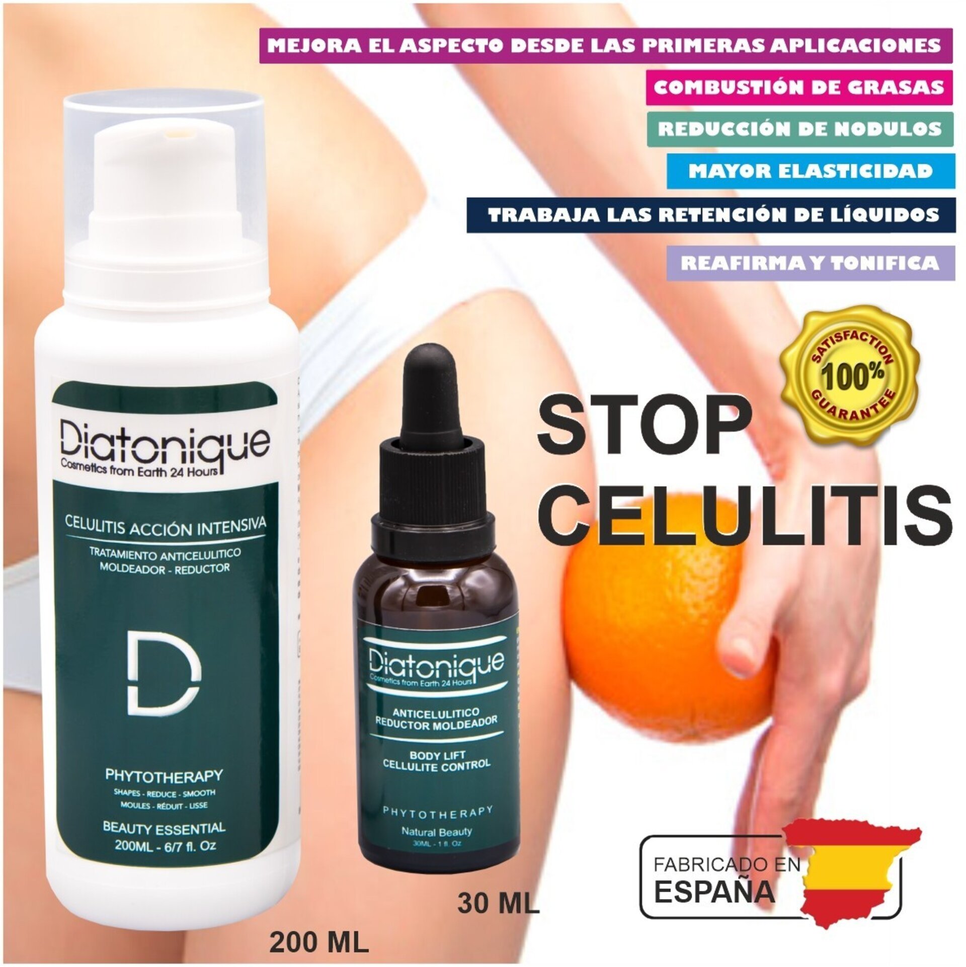 Tratamiento Anticelulítico Intensivo de Shock 21 días - Crema y Serum - 3