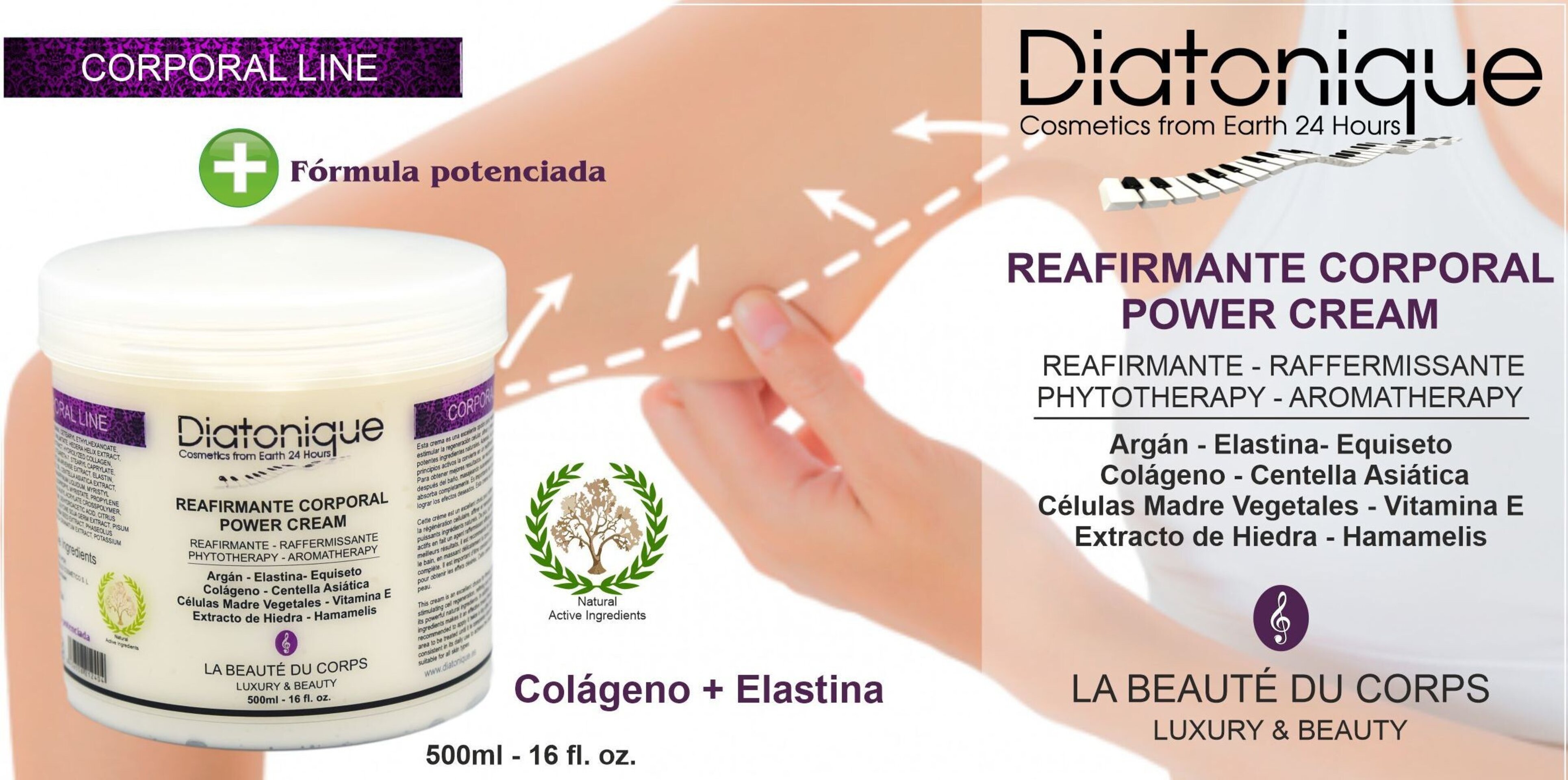 Diatonique Crema Reafirmante + Gel Reductor Corporal Power Cream Pack - 2