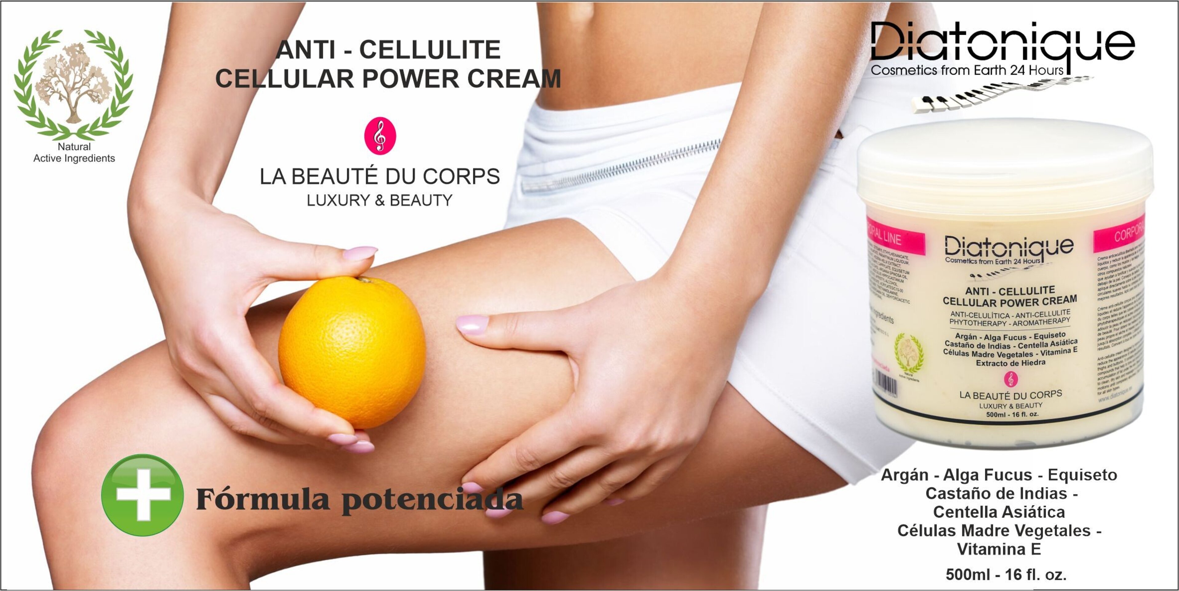 Crema Anticelulítica Plus Diatonique 500 ml - Hidro-Difusora - 4