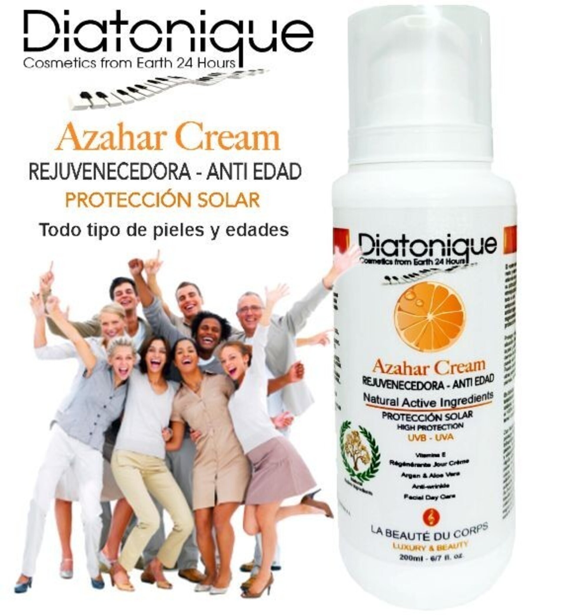 Crema de Azahar rejuvenecedora y antiedad con protección solar - Diatonique - ta - 3